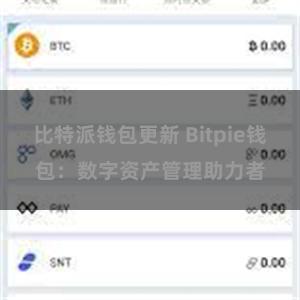 比特派钱包更新 Bitpie钱包：数字资产管理助力者