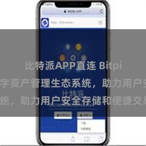 比特派APP直连 Bitpie钱包：打造数字资产管理生态系统，助力用户安全存储和便捷交易。