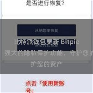 比特派钱包更新 Bitpie钱包：强大的隐私保护功能，守护您的资产