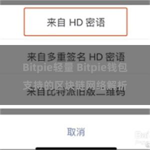 Bitpie轻量 Bitpie钱包支持的区块链网络解析