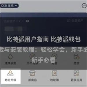 比特派用户指南 比特派钱包下载与安装教程：轻松学会，新手必看