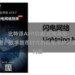 比特派APP功能 比特派加密：数字货币时代的隐私保护利器