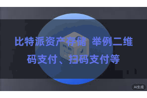 比特派资产存储 举例二维码支付、扫码支付等
