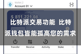 比特派交易功能  比特派钱包皆能孤高您的需求